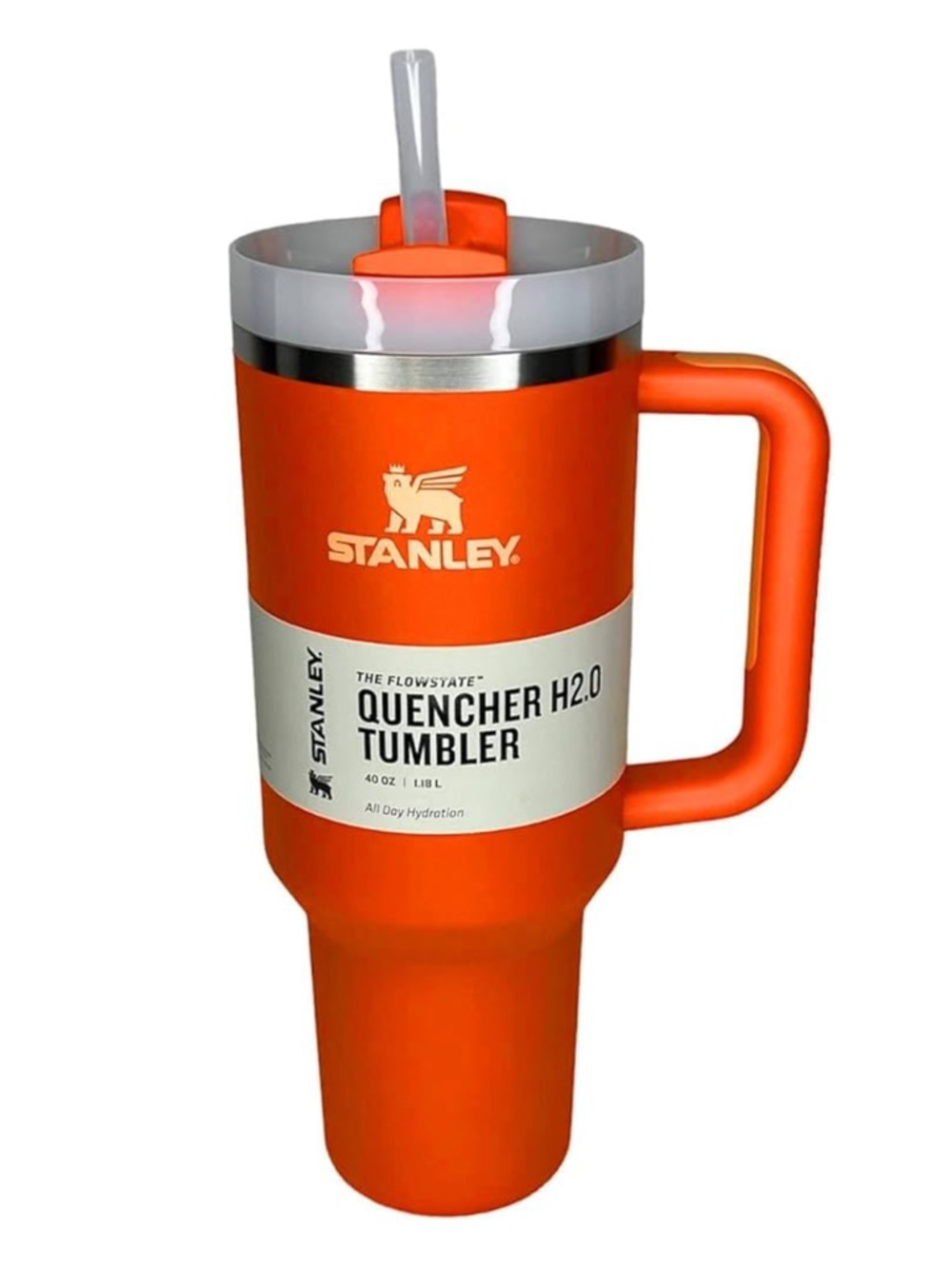 Stanley Quencher Flowstate H2.0 Tumbler Orange 40 Ounces